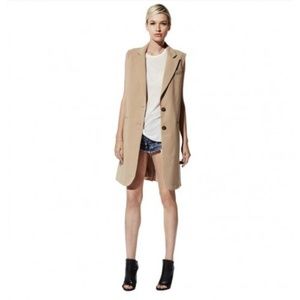 Reese & Riley Chic Tan Vest Duster